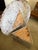 Vintage 3-piece real marble table set consisting of one large round coffee table and two matching end tables. The marble...