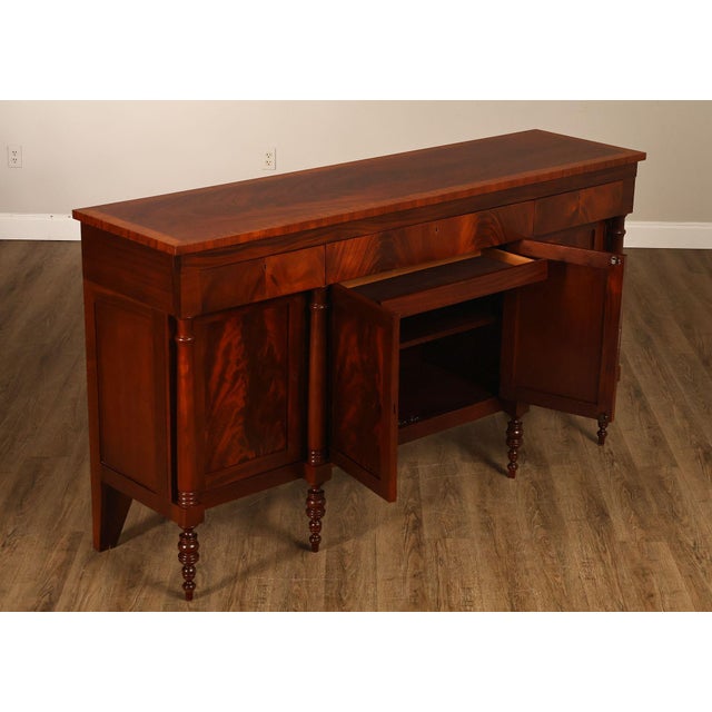 Craftique Sheraton Style Mahogany Sideboard For Sale - Image 9 of 18