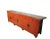 Late 19th Century 9 Feet Long Red Antique Chinese Buffet Sideboard Cabinet For Sale - Image 5 of 12