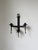 Black Brutalist Wall Sconces in Wrought Iron, 1890s, Set of 2 For Sale - Image 8 of 18