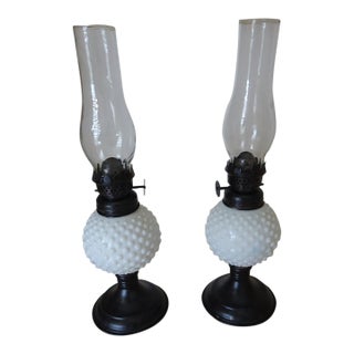 1960s Rare Find Hurricane Mini Oil Lamps For Sale