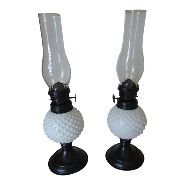 1960s Rare Find Hurricane Mini Oil Lamps For Sale