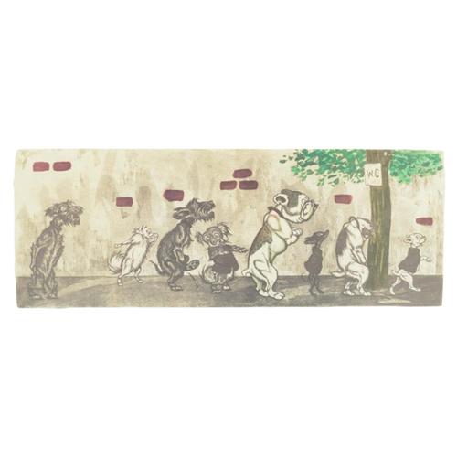 Paper Boris O Klein, Dirty Dogs of Paris, 1940s, Offset Print, 1940s For Sale - Image 7 of 7