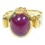 14k Yellow Gold Ruby Ring For Sale