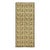 Contemporary Block Print Floral Wool Runner by Rug & Kilim, India For Sale