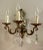 Early 20th Century Pair of French 3-Arm Candelabra Crystal Mirror Sconces For Sale - Image 9 of 13
