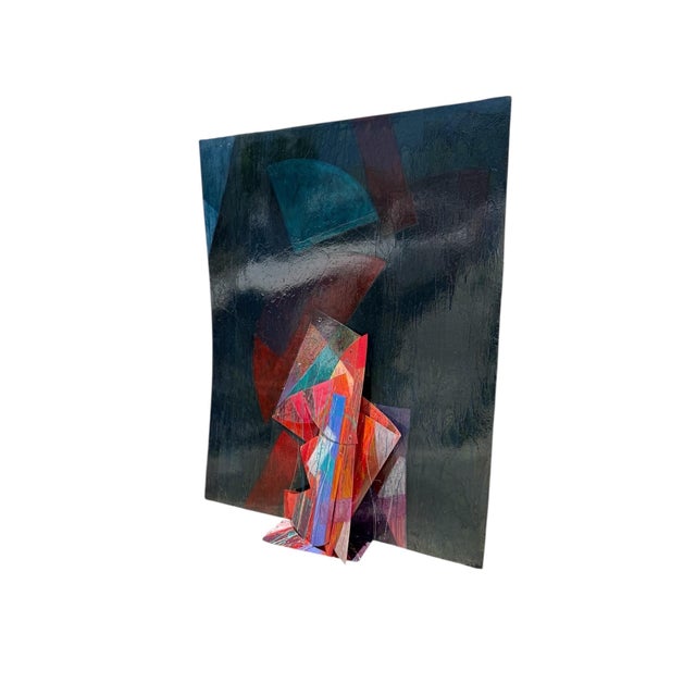 Tom Holland, Very Large Constructed Abstract Mixed Media Painting Wall Sculpture Tom Holland, 1981 For Sale - Image 16 of 18