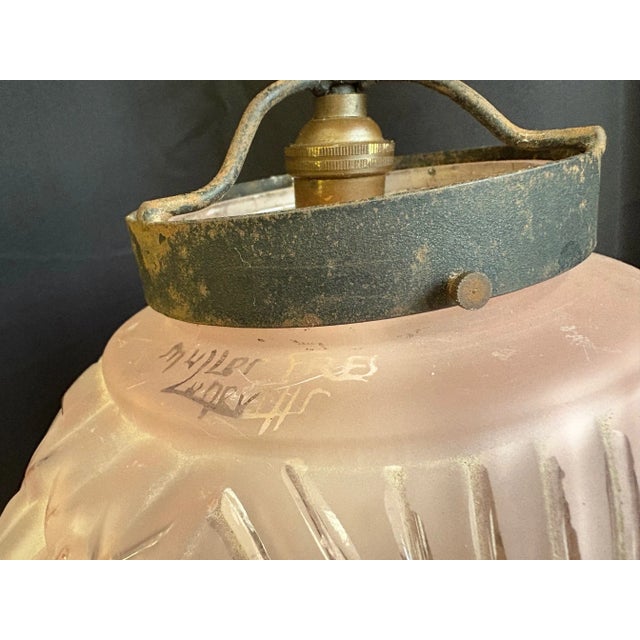 Art Deco Chandelier by Muller Frères For Sale - Image 14 of 18