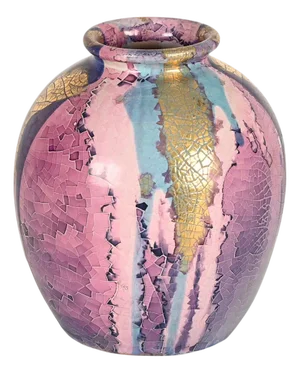 Mid-Century Italian Polychrome Ceramic Vase from Claudio Pulli, 1970s