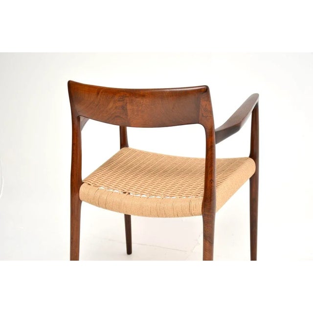 Wood Vintage Danish Model 57 Chair by Niels Moller, 1960 For Sale - Image 7 of 13