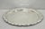 Victorian Vintage Victorian Silver Plated Grapevine Repousse 20" Round Serving Platter For Sale - Image 3 of 13