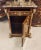 Magnificent French marquetry commode with marble inlays Louis XV style. Stunning French commode. Has a beautiful gold...