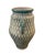 Moroccan Hand-Painted Moroccan Fes Ceramic Urn For Sale - Image 3 of 8