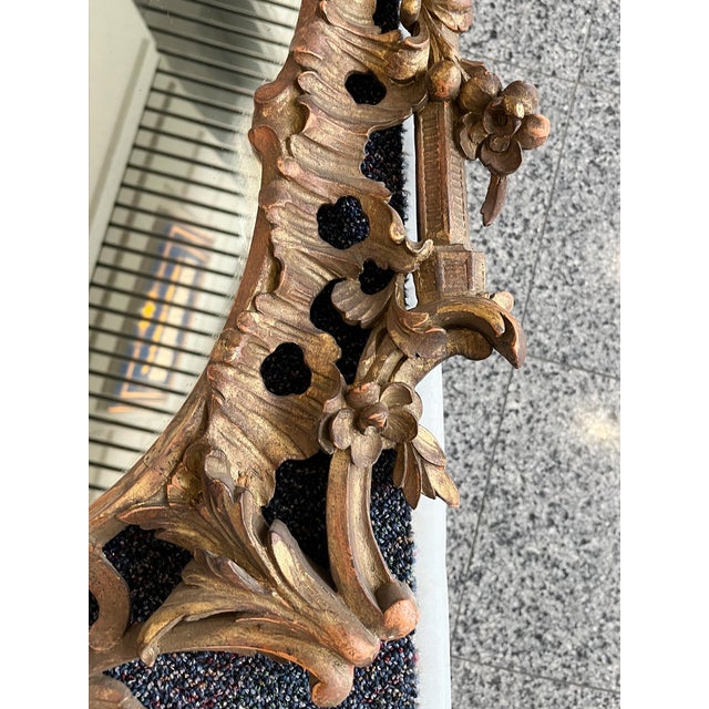 Early 19th Century Chippendale Style Giltwood Mirror For Sale - Image 10 of 12