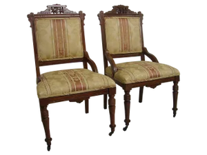 Eastlake Antique Chairs - a Pair