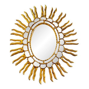 VIntage Italian Giltwood Sunburst Mirror