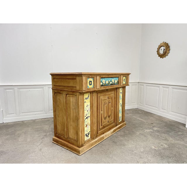 Art Nouveau Counter with Enamels, 1920s For Sale - Image 9 of 10