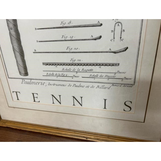 French Will & Grace Screen-Used French Tennis Triptych Sporting Prints For Sale - Image 3 of 3
