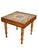 Mid century tile table top accent table. A colorful array of vintage tiles on a light wood pine base. The The table has...