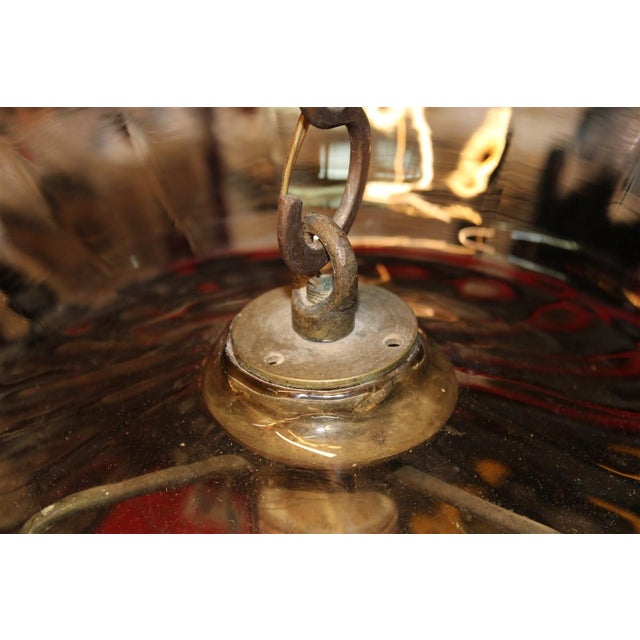 Art Deco Lantern in Murano Glass from Venini Cappellin, 1930s For Sale - Image 9 of 18