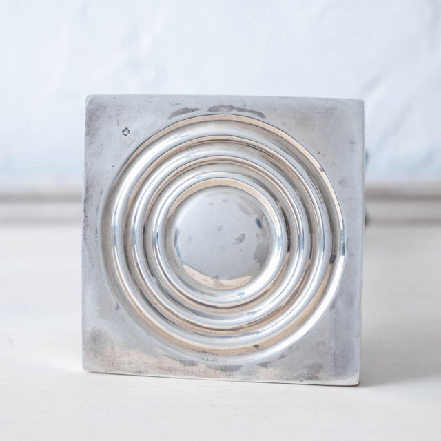 Hawksworth, Eyre & Co LTD Georgian Sterling Silver Candlesticks, Sheffield 1905 For Sale - Image 10 of 10