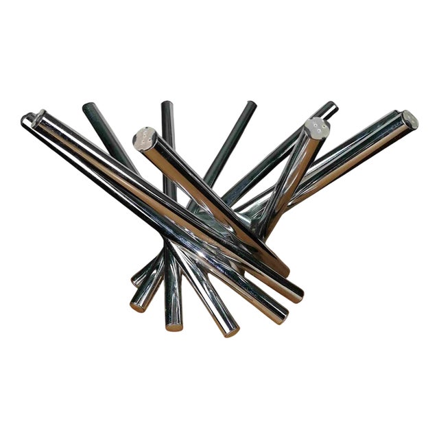 Astri Slim 10-Light Ceiling Lamp attributed to Marco Zott for Bilumen, 1990s For Sale