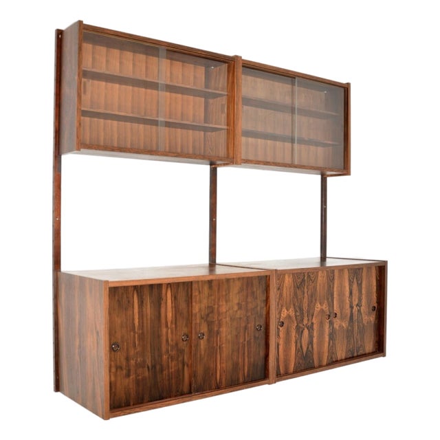 Vintage Danish Wall Mounting Cabinet from Preben Sorensen, 1960s For Sale