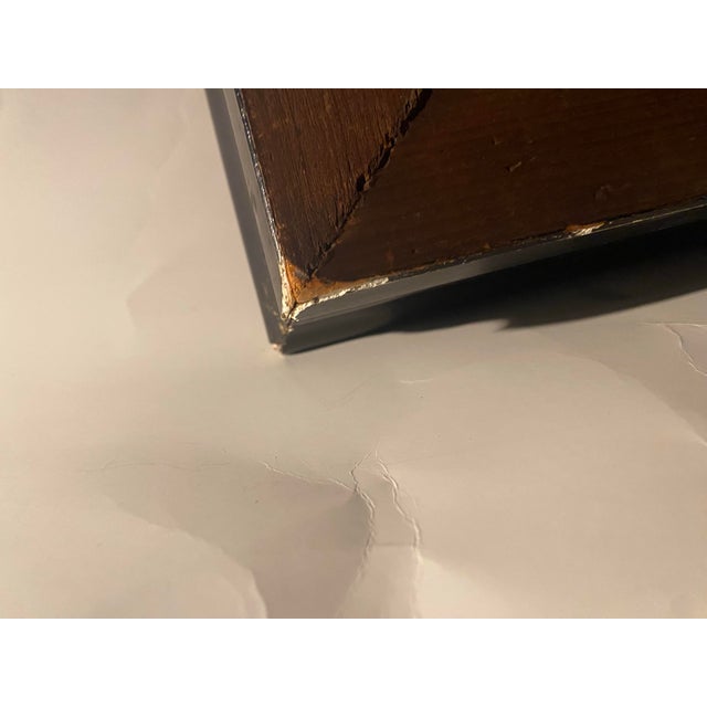 Antique Ornate Gilded Wood Picture Frame With Carved Details. For Sale - Image 9 of 12