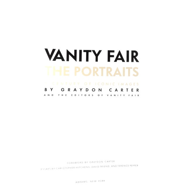 Traditional "Vanity Fair: The Portraits" 2008 Carter, Graydon For Sale - Image 3 of 12