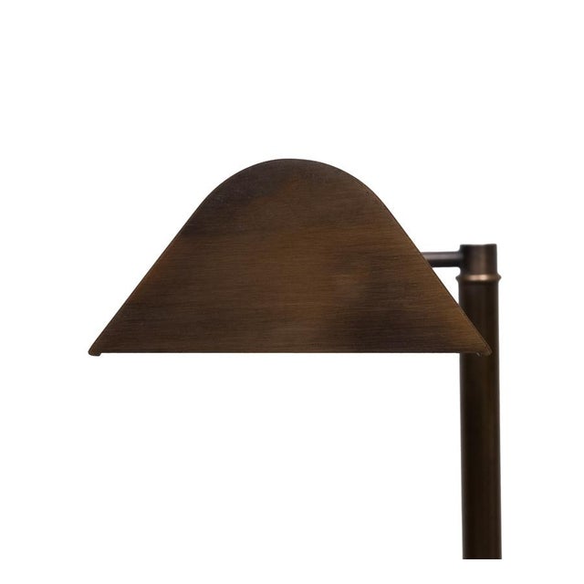 Bronze Swing-Arm Library Floor Lamps, 1970s, Set of 2 For Sale - Image 6 of 13