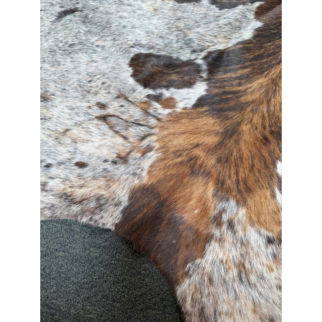 7ft X 8ft Hair on Hide Cow Print Area Rug For Sale - Image 12 of 12