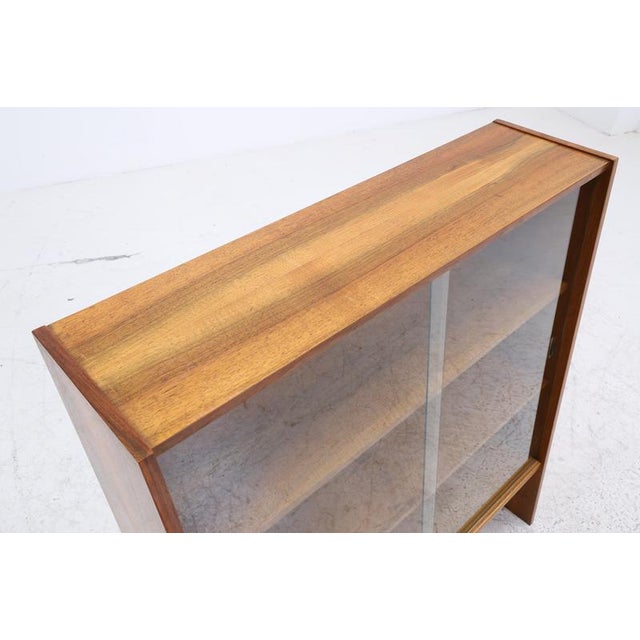 Small Mid-Century Walnut Bookcase, 1960s For Sale - Image 6 of 13