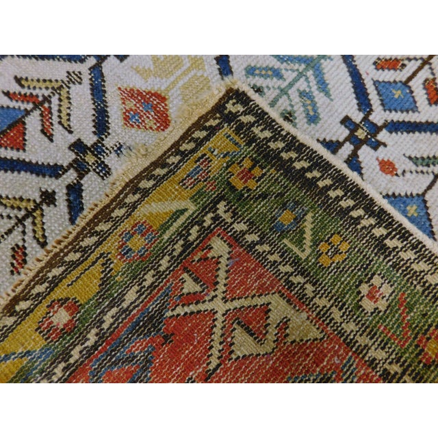 1920s Vintage Distressed Caucasian Daghestan Prayer Rug - 3'3"x 5' For Sale - Image 12 of 13