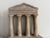 Sienna Pair of Vintage Neoclassical Temple Form Plaster Architectural Models For Sale - Image 8 of 11