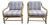 McGuire Organic Modern Twisted Rattan Lounge Chairs- A Pair For Sale