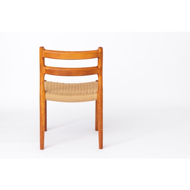 Vintage Teak Dining Chairs by Niels Otto Møller for J.L. Møllers, 1970s, Set of 6 For Sale - Image 6 of 12