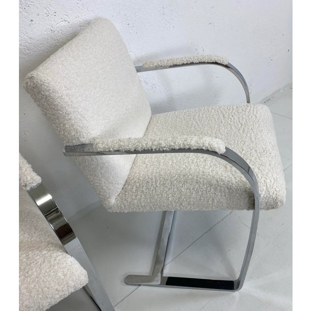 Mid 20th Century Mies Van Der Rohe Brno Chairs by Knoll For Sale In Philadelphia - Image 6 of 8