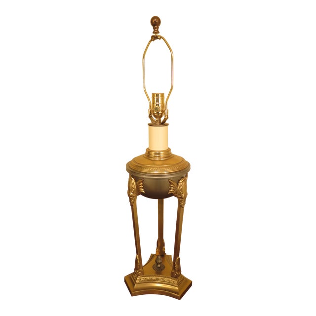 Robert Abbey Inc Brass Empire Style Table Lamp Chairish