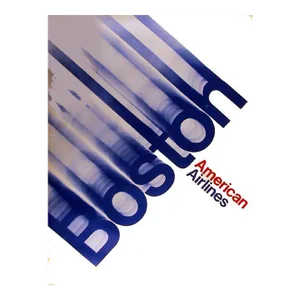American Airlines - Boston, Unknown Artist - Travel Poster Travel Poster