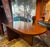 French Geometric Art Deco Rose Wood and Chrome Executive Desk W/ Bookshelves For Sale - Image 4 of 17