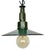 Industrial Enameled Military Pendant Lamp with Cast Aluminium Top, 1960s For Sale - Image 16 of 16