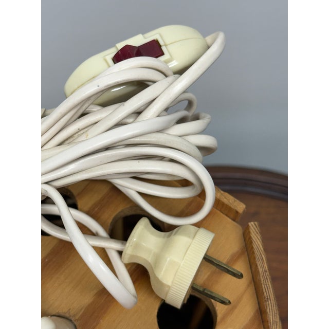 Vintage Swedish Modern Wood Hanging Pendant Light by Byalaget For Sale - Image 11 of 11