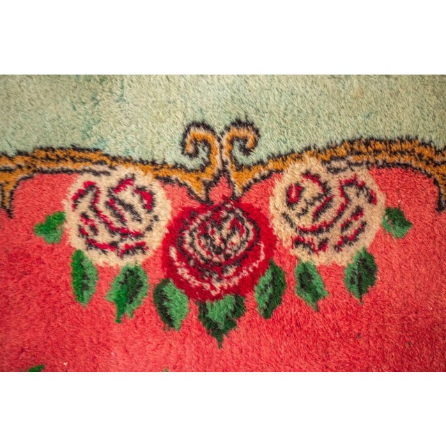 Large Aubusson Rug in Cotton and Wool For Sale - Image 9 of 14