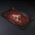 Chinese Rosewood Tray Inlaid With Mother-of-Pearl Lion Motif For Sale - Image 3 of 10