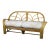 Vintage Rattan Loveseat by McGuire For Sale