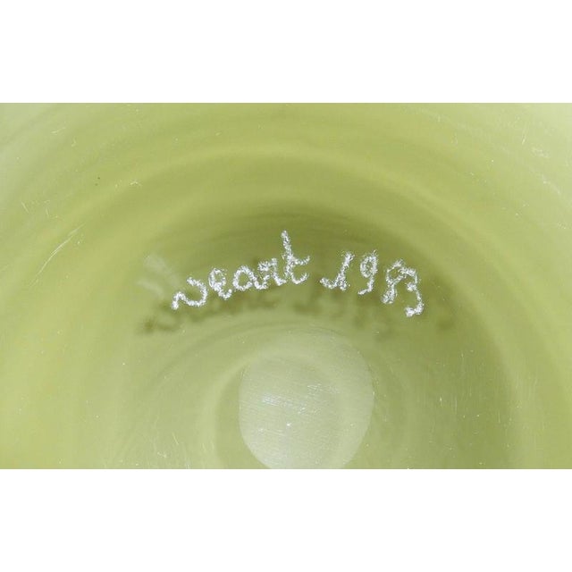 Opal Blown Glass Vase from VeArt For Sale - Image 9 of 10