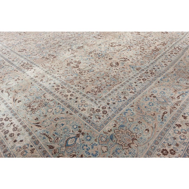 Persian Oversized 1920s Persian Khorassan Rug For Sale - Image 3 of 8