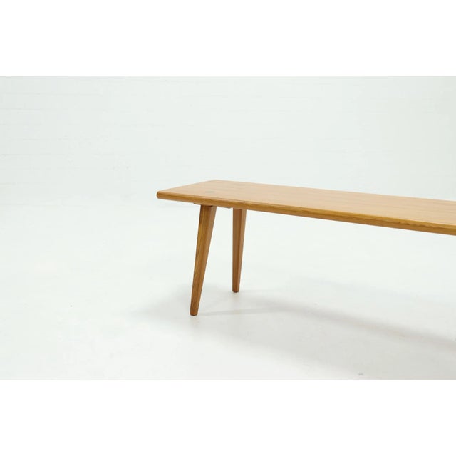 Carl Malmsten Pine Bench by Carl Malmsten for Svensk Fur, 1940s For Sale - Image 4 of 10