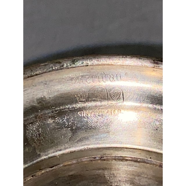 Mid 20th Century Vintage Sheridan Silverplate Serving Bowl For Sale - Image 5 of 6