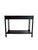 Black Black Faux Bamboo Console Table For Sale - Image 8 of 8